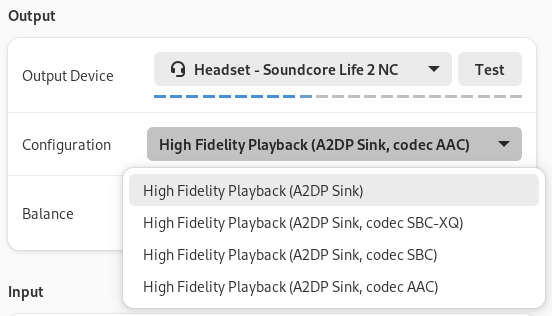 Correct Profiles for Bluetooth