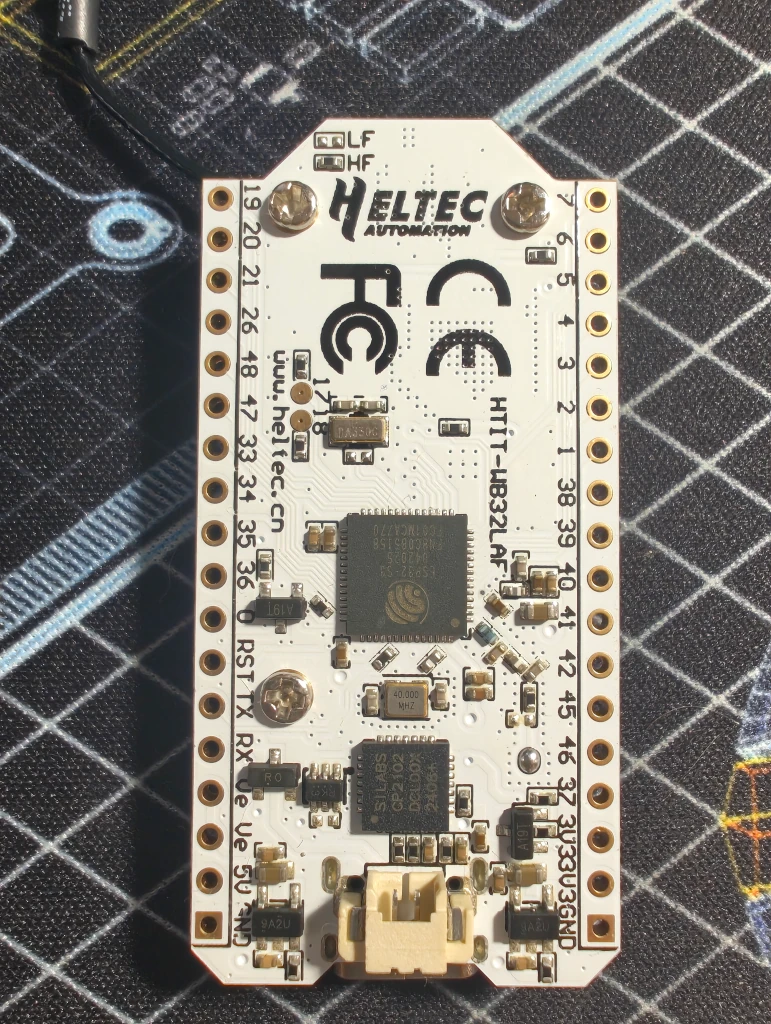 heltec lora32 board view