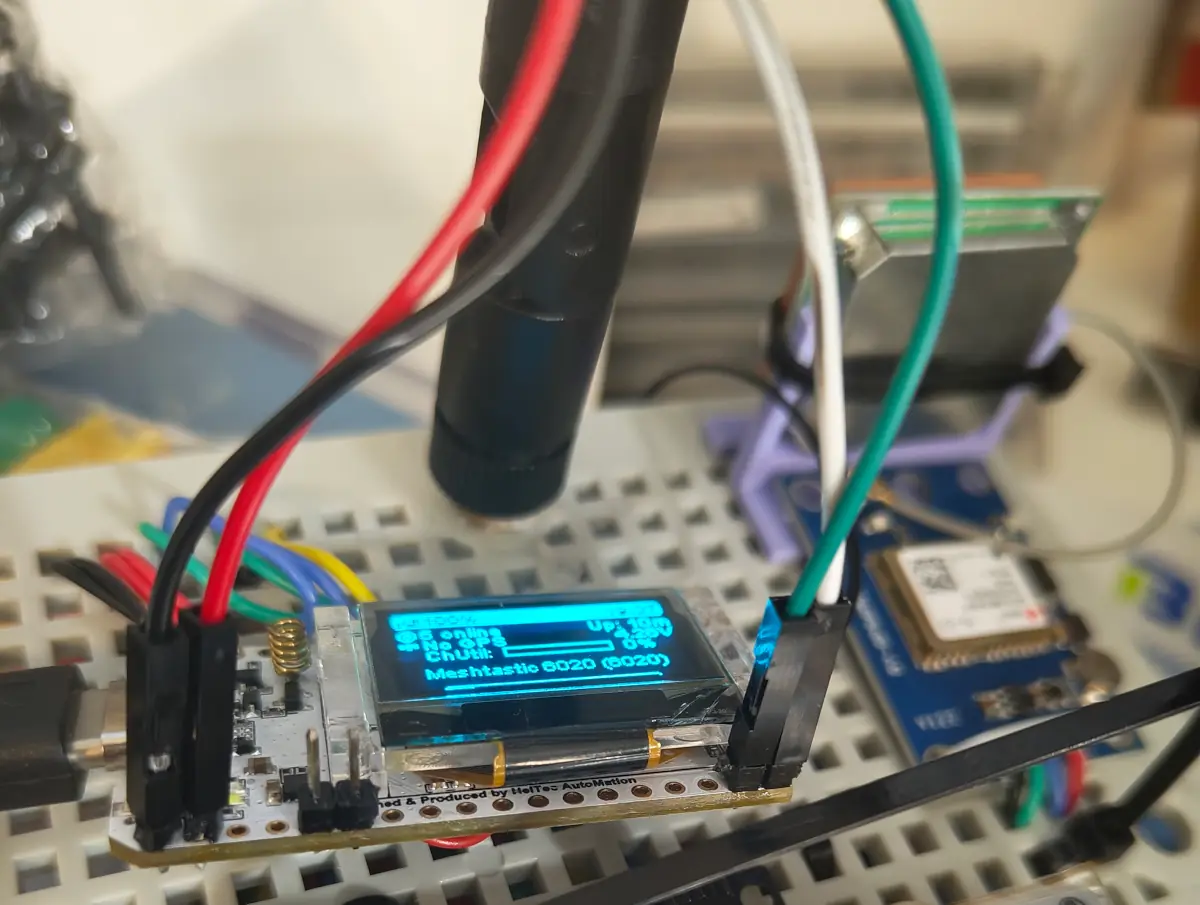Heltec with JTAG pins attached